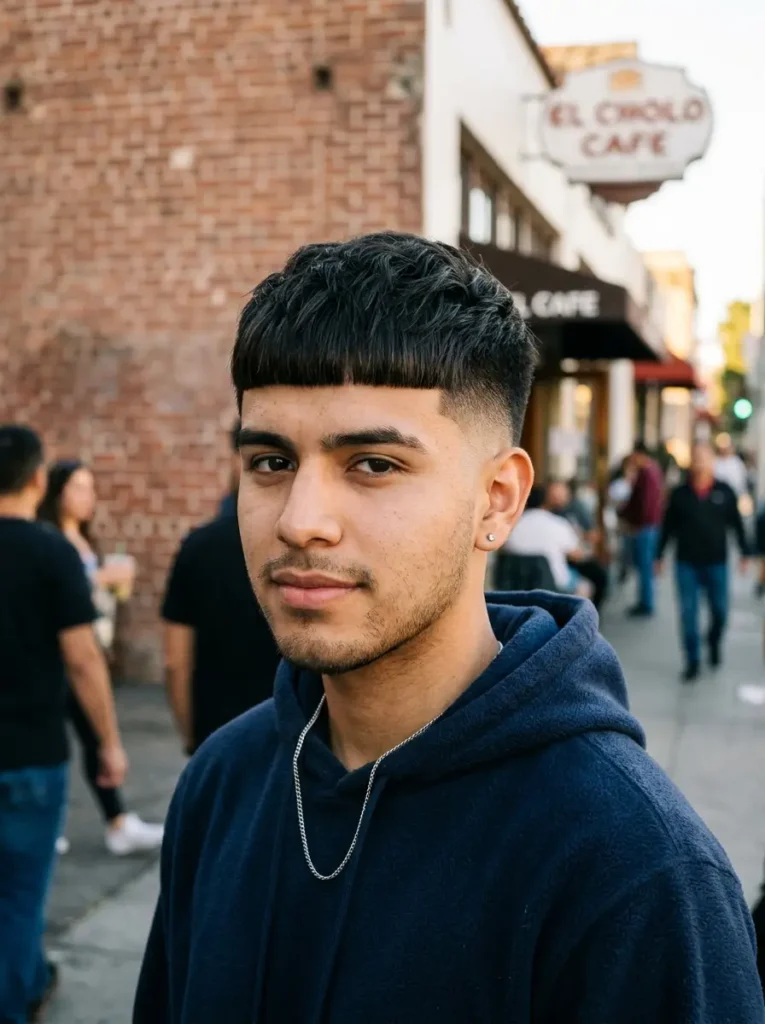 Edgar Haircut with Bangs