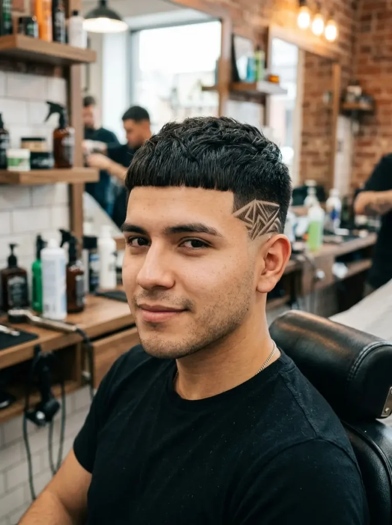 Edgar Haircut with Design