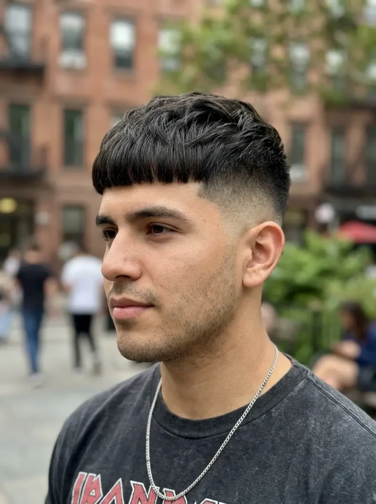 Edgar Style with Shaved Sides