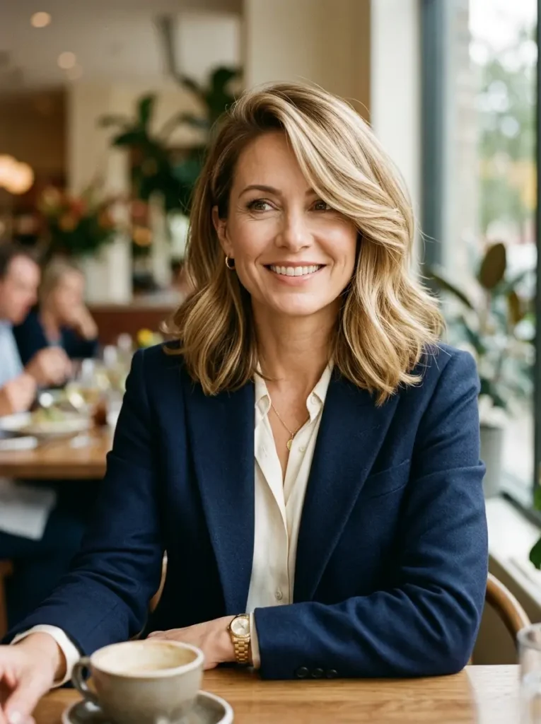 Elegant Side Swept Lob