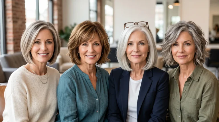 Flattering Bob Hairstyles for Women Over 50