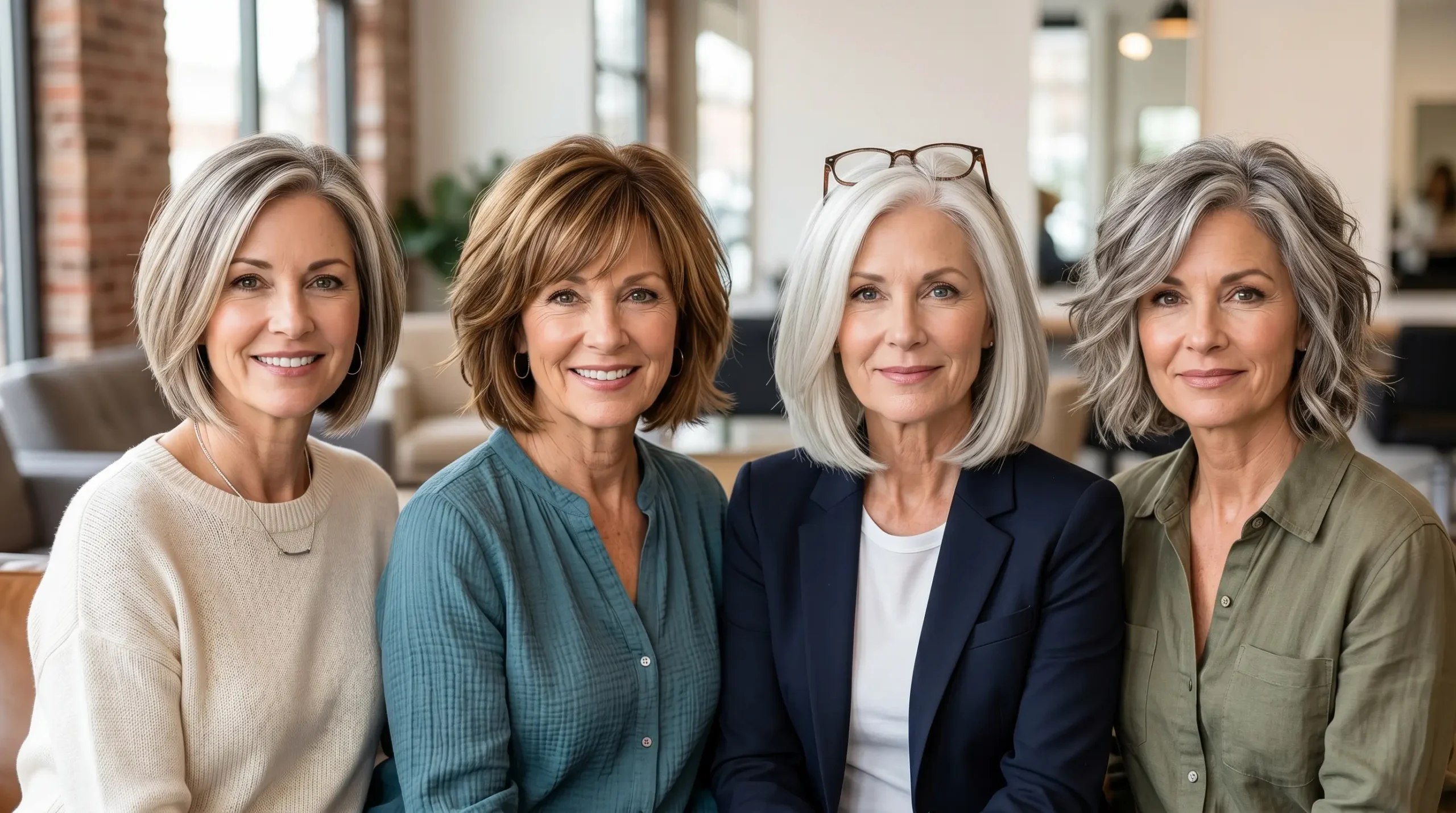 Flattering Bob Hairstyles for Women Over 50