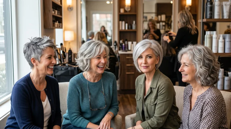 Gray Hairstyles for Women Over 50
