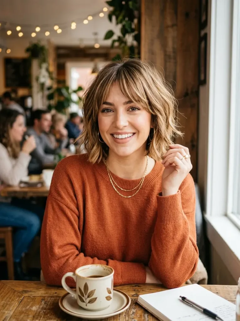 Layered Bob with Bangs