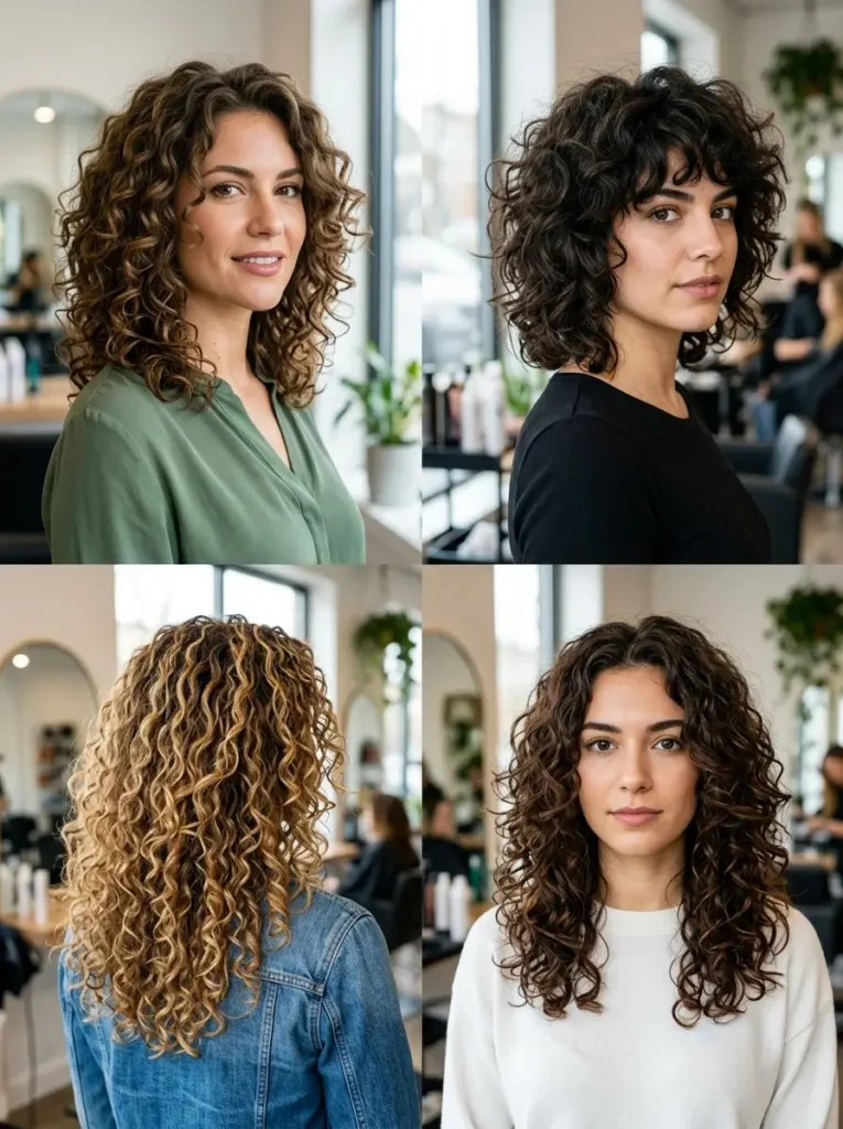 Layered Haircuts for Curly Hair
