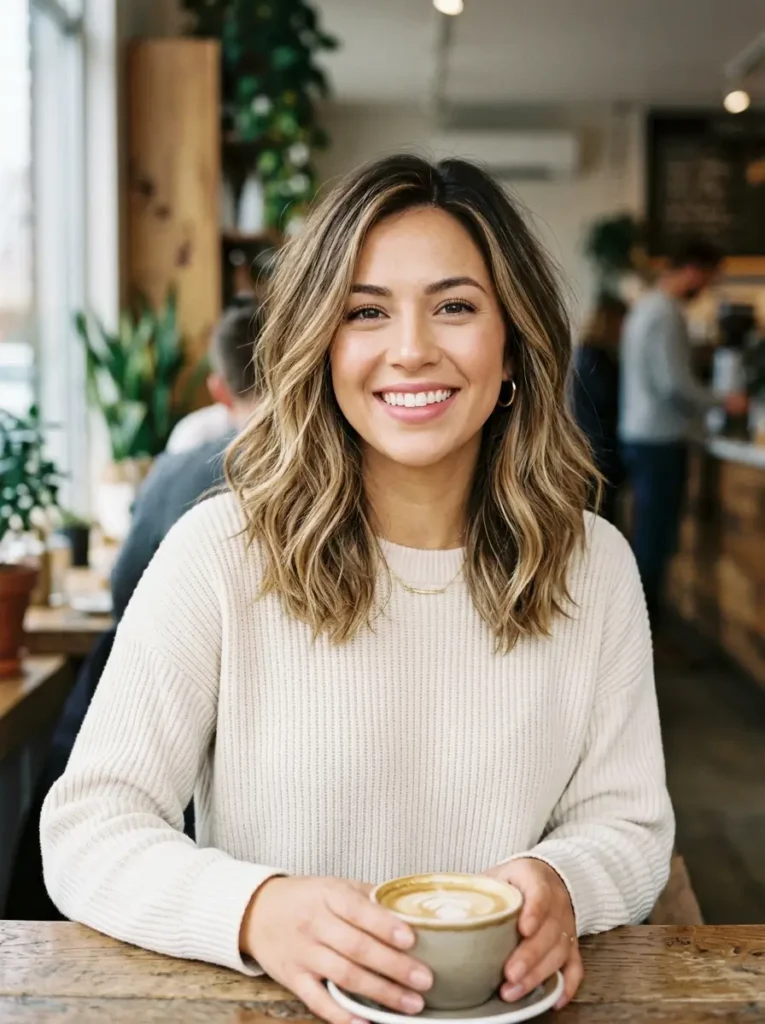 Layered Lob Haircut for Women