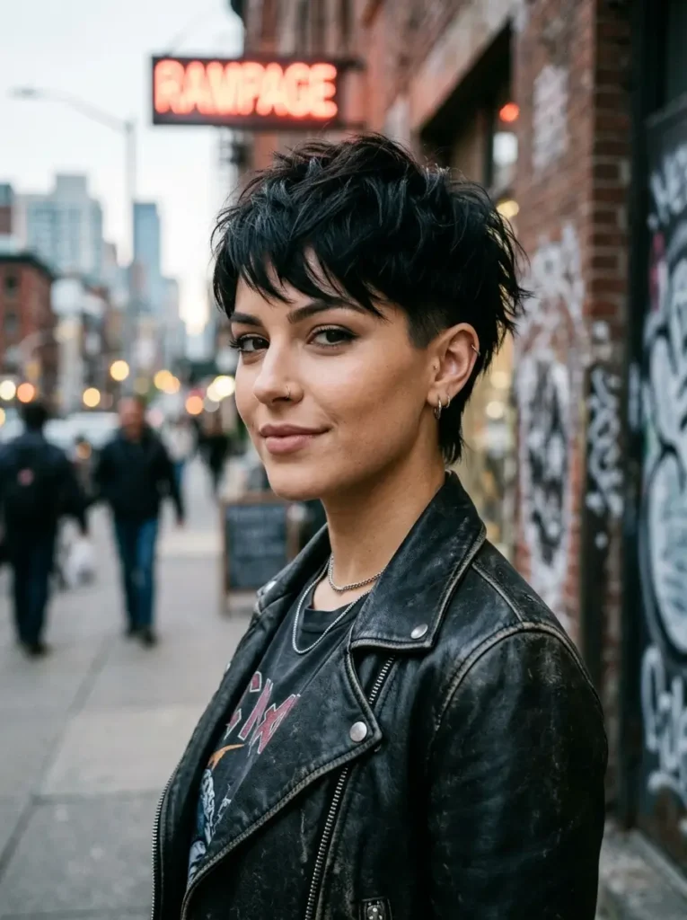 Layered Pixie for an Edgy Feel