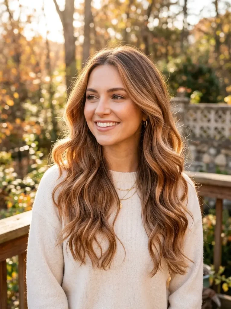 Light Copper Balayage Glow