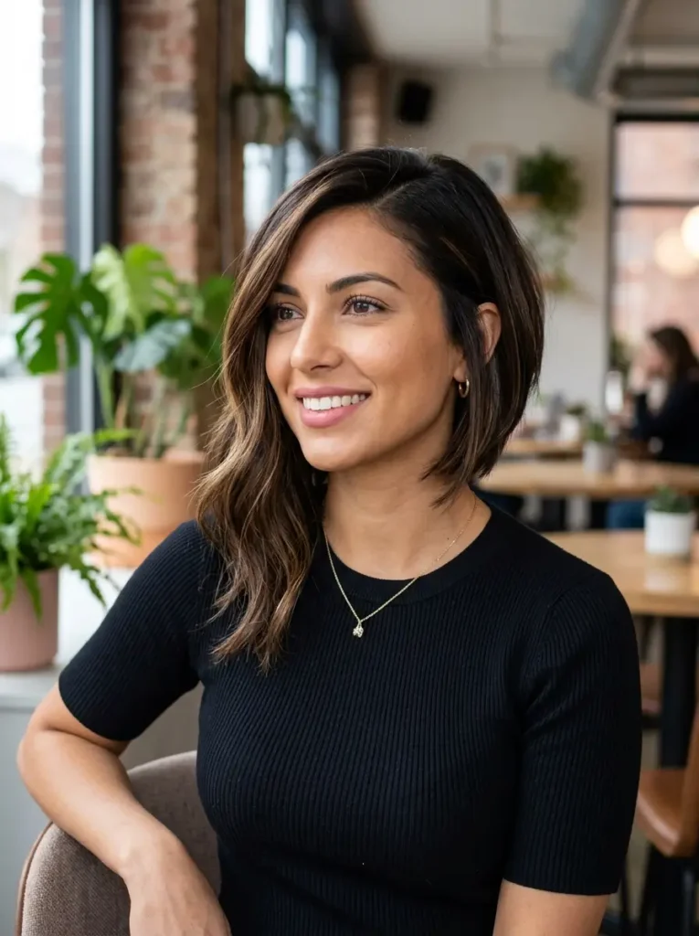 Long Asymmetrical Bob
