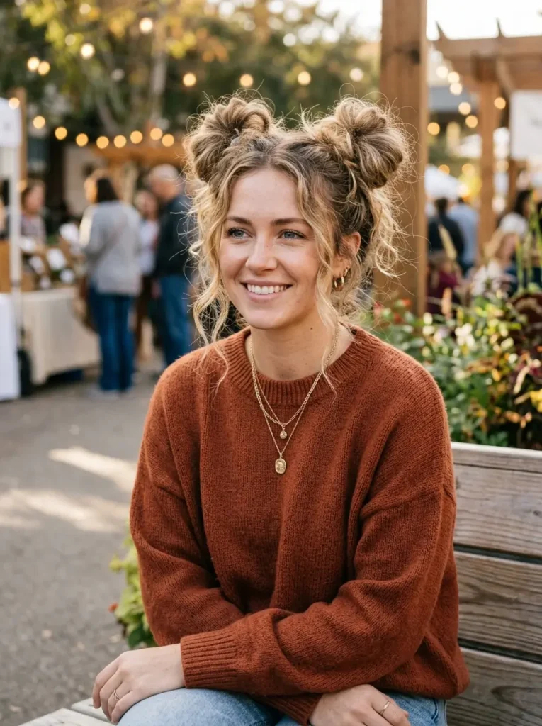 Loose Space Buns