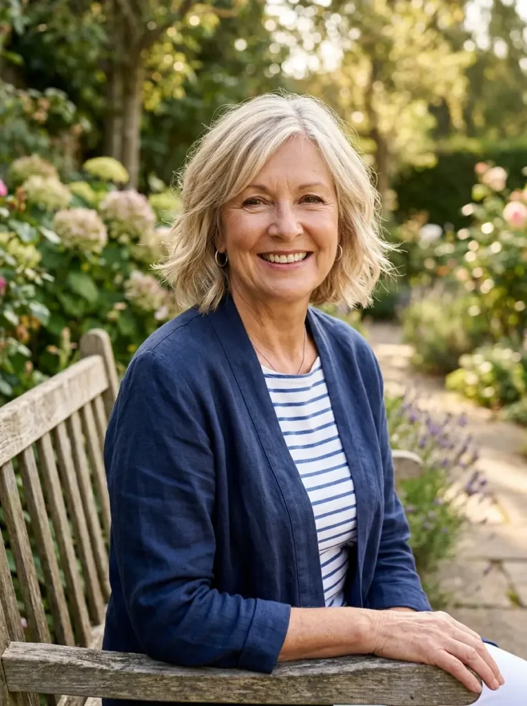 Low Maintenance Blonde Hair for Older Women