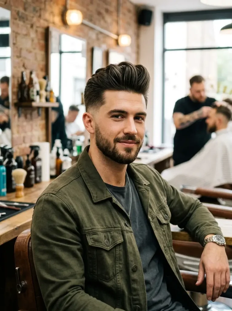 Medium Length Pompadour