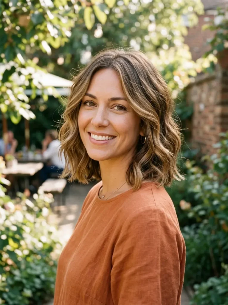 Medium Length Wavy Bob