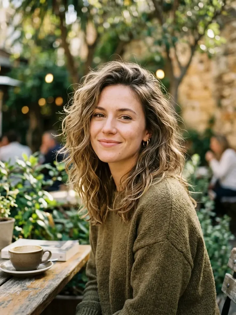 Messy Wavy Medium Hair