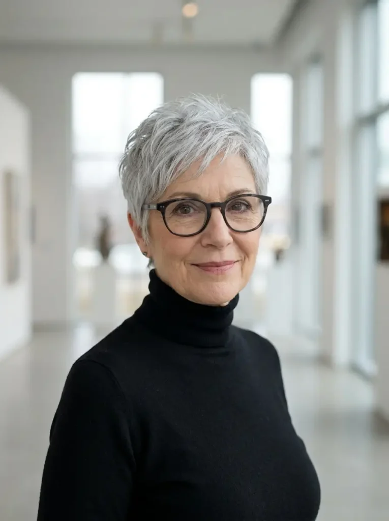 Modern Short Haircuts for Older Women
