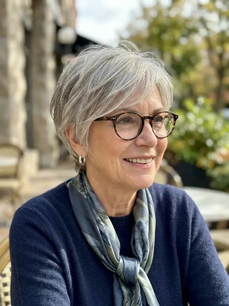 Modern Short Hairstyles for Older Women