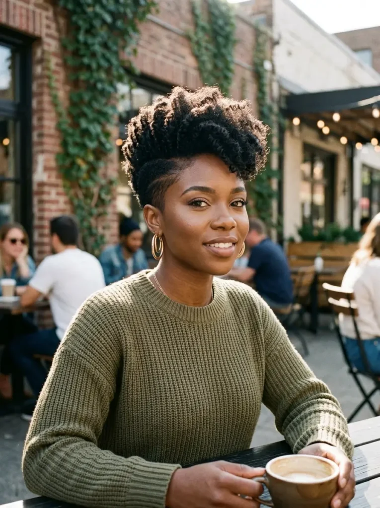 Pompadour Pixie Cut