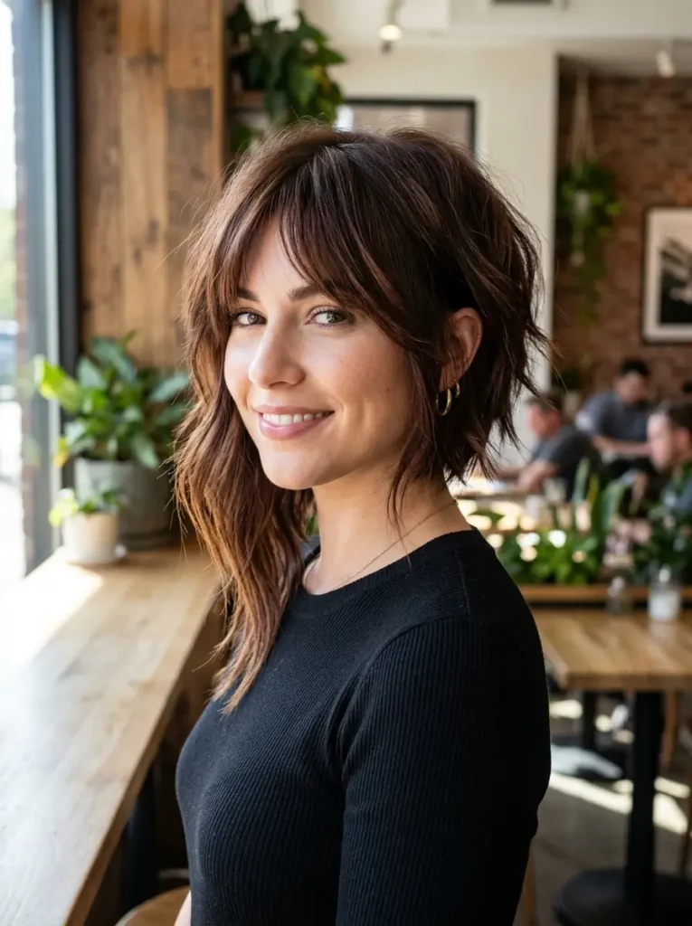 Razor Cut Asymmetrical Bob