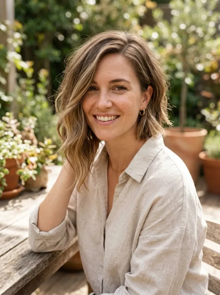 Relaxed Natural Asymmetrical Bob