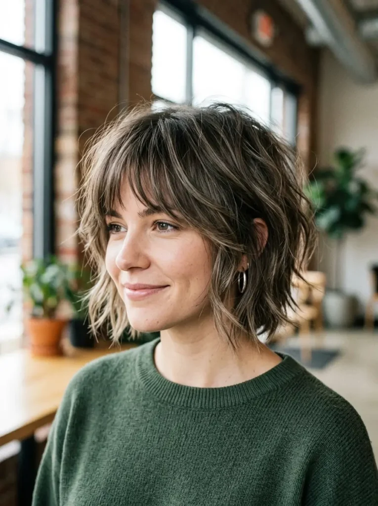 Rounded Bob Haircut