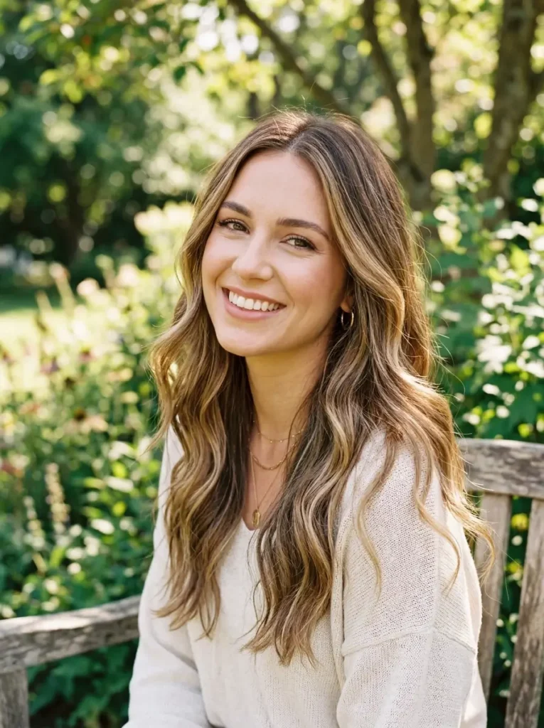 Sandy Caramel Balayage Highlights