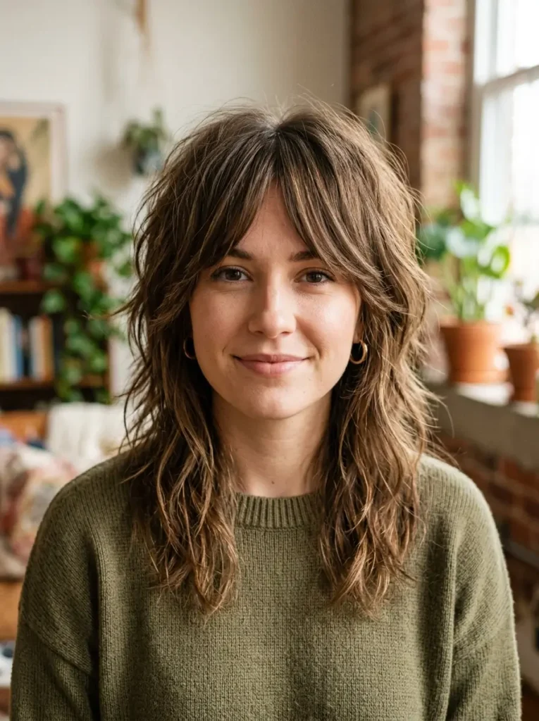 Shag with Side Bangs