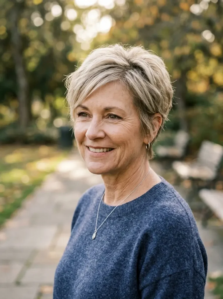 Short Blonde Hairstyles for Women Over 50