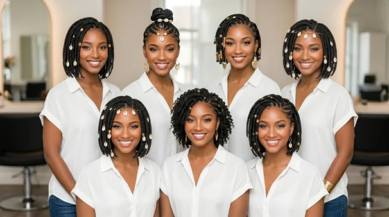 Short Braided Hairstyles for Black Women That Look Stylish