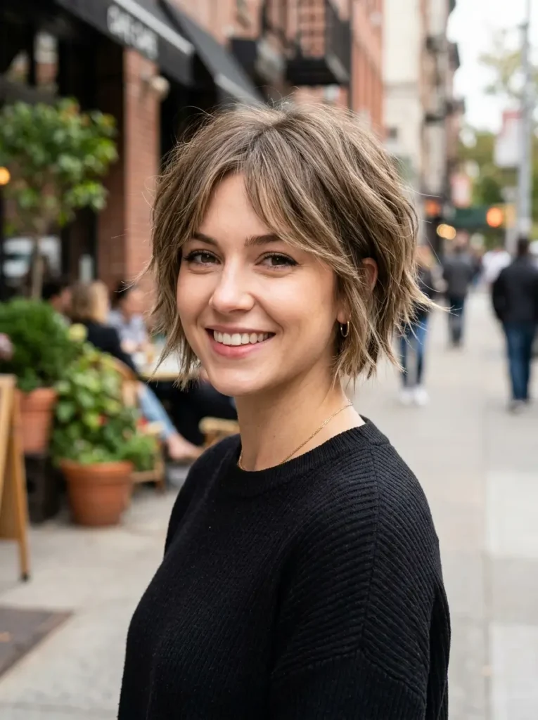 Short Choppy Bob
