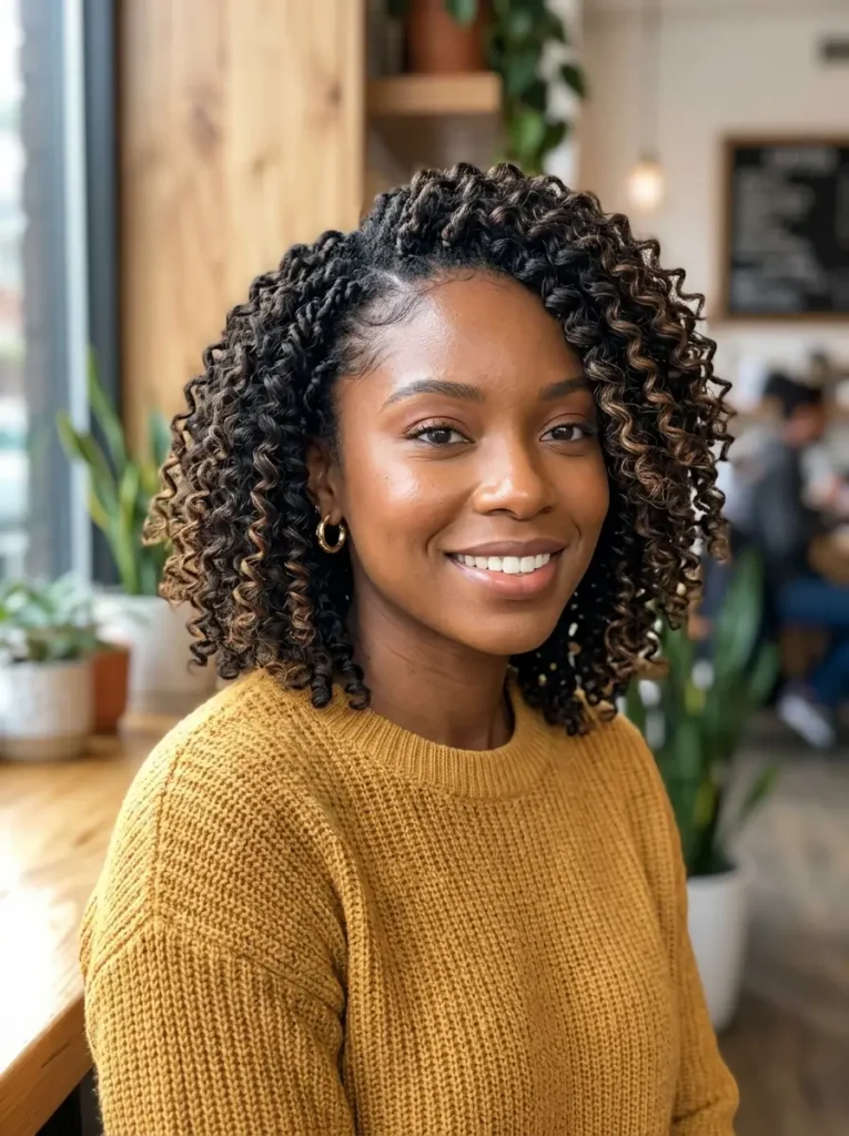 Short Curly Crochet Braids