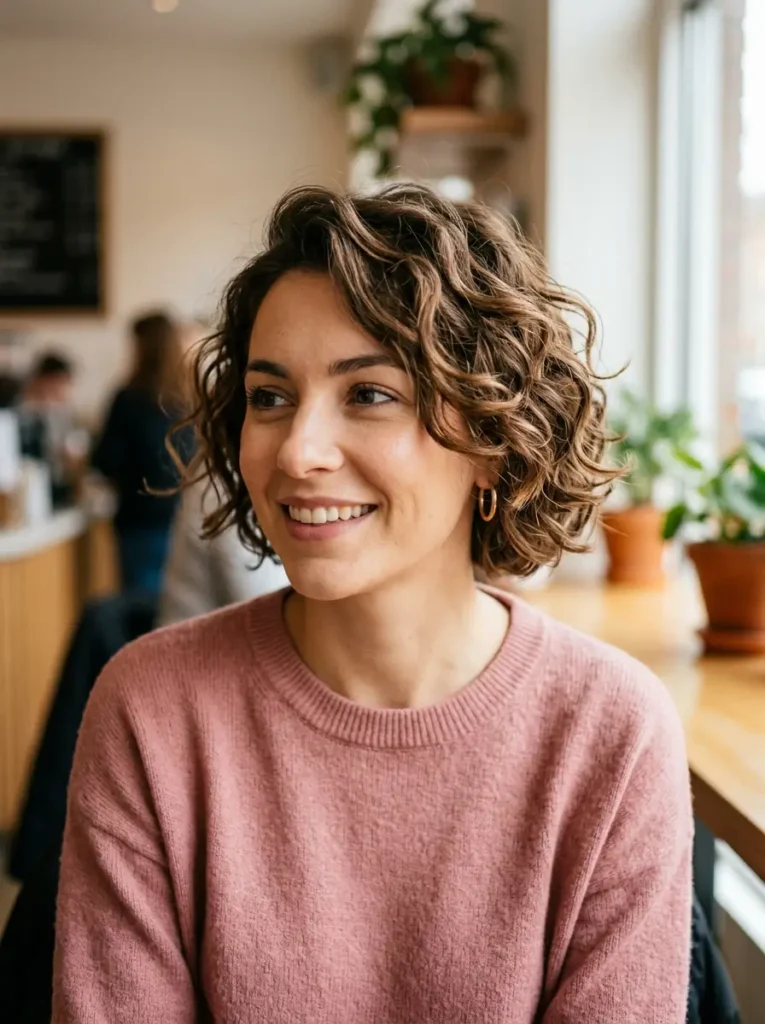 Short Curly Waves