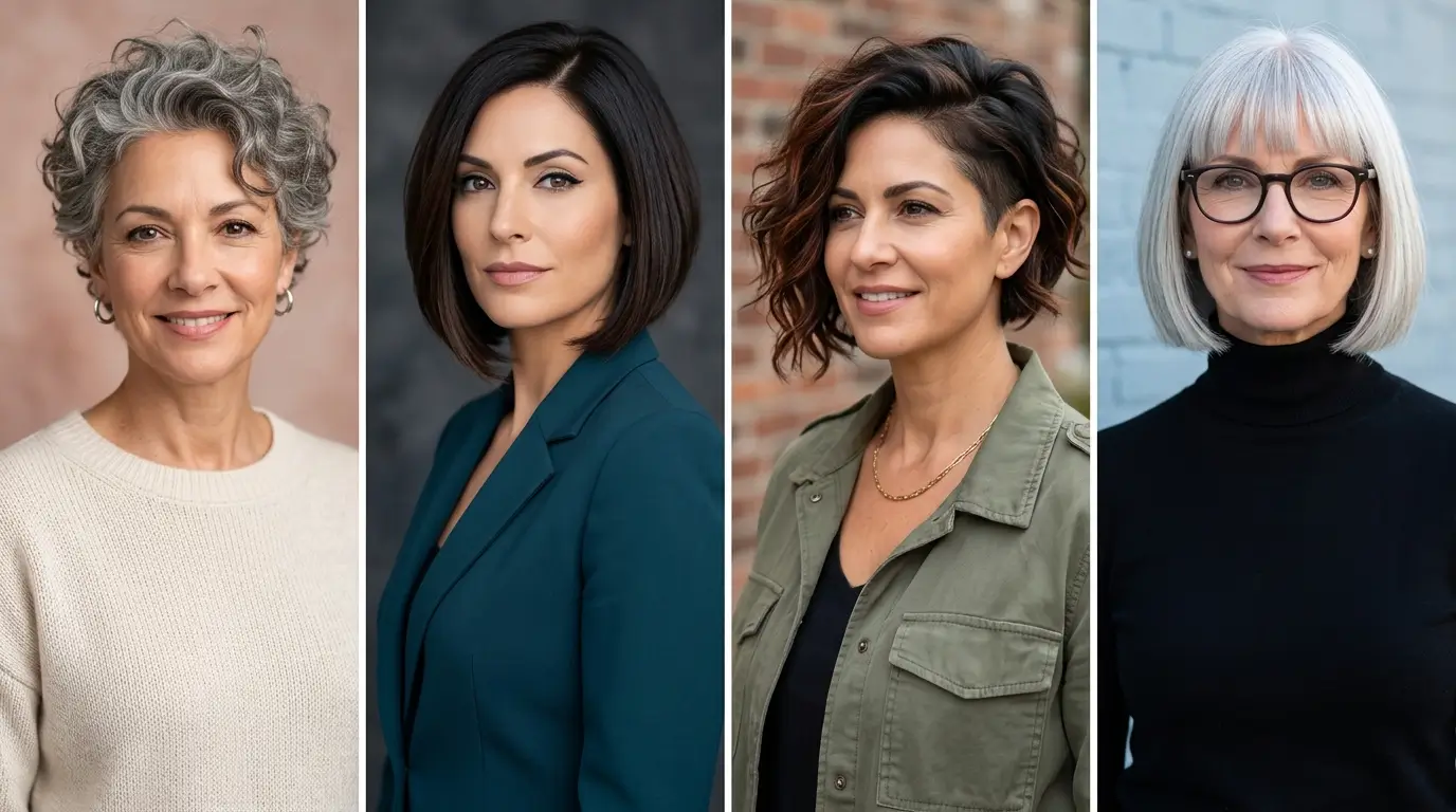 Short Hairstyles for Women Over 40