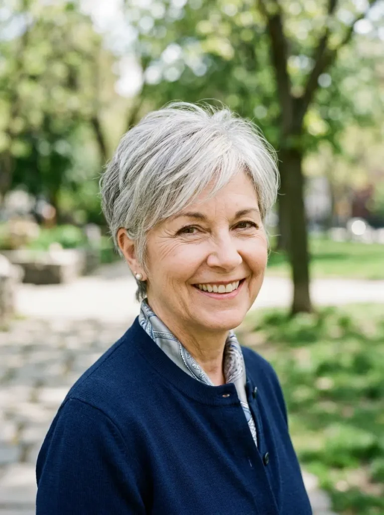 Short Hairstyles for Women with Gray Hair