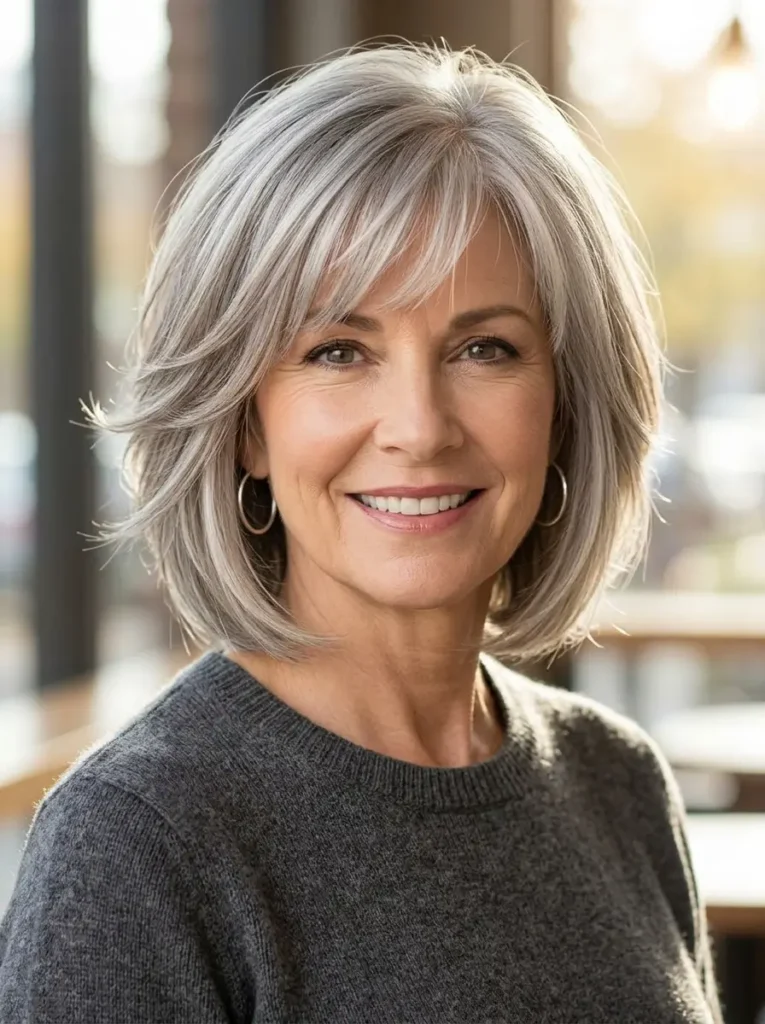 Short Layered Hairstyles for Women Over 50