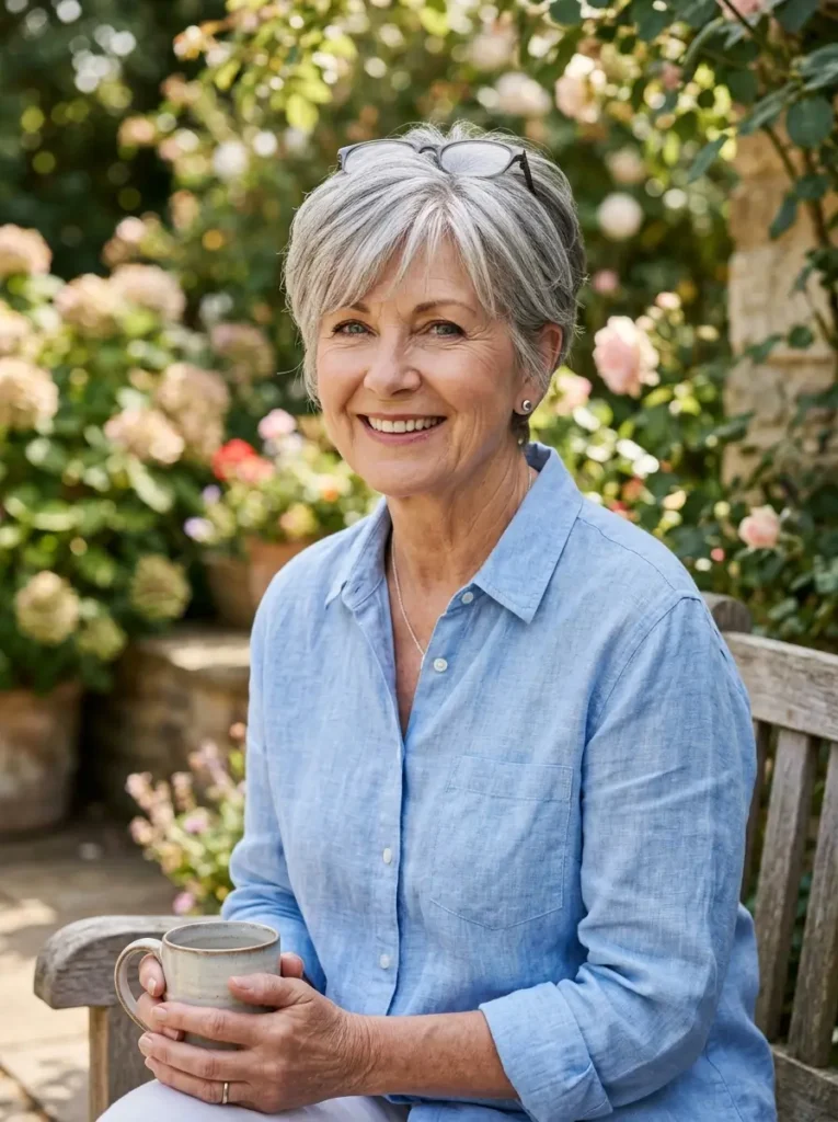Short Layered Hairstyles for Women Over 60