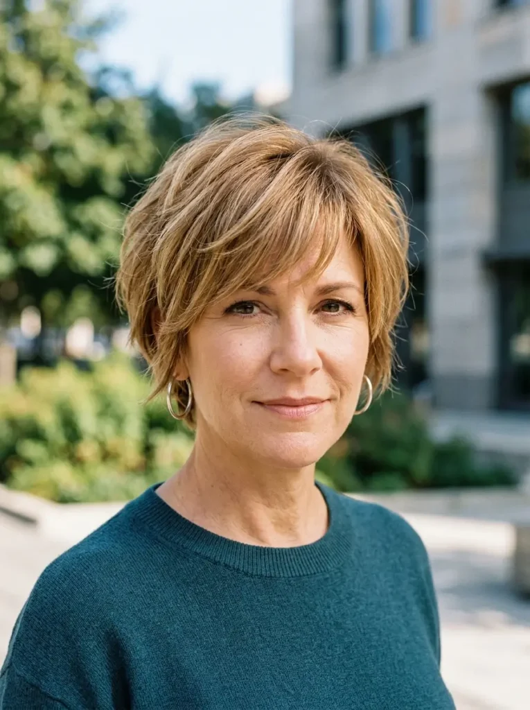 Short Layered Pixie Bob