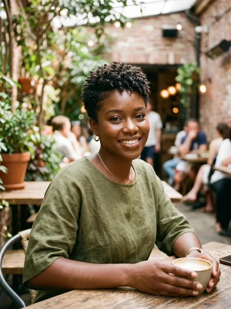 Short Natural TWA Pixie