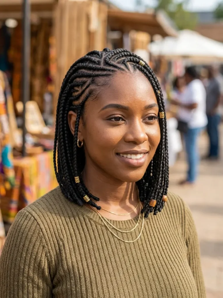 Short Tribal Braids