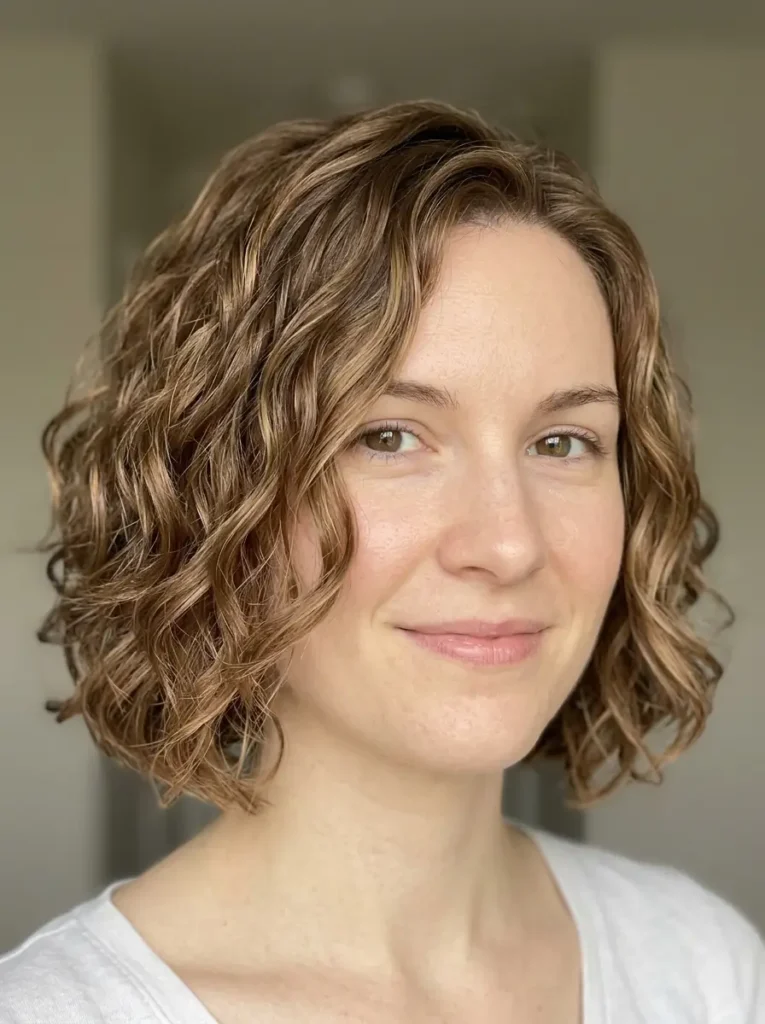 Short Wavy Curls for Women