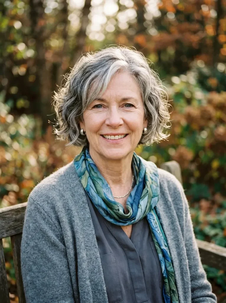 Short Wavy Hairstyles for Older Women