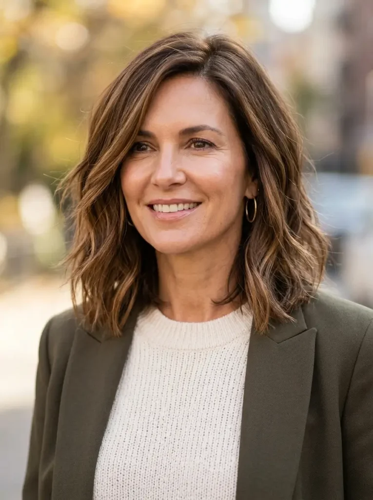 Shoulder Length Lob Haircut