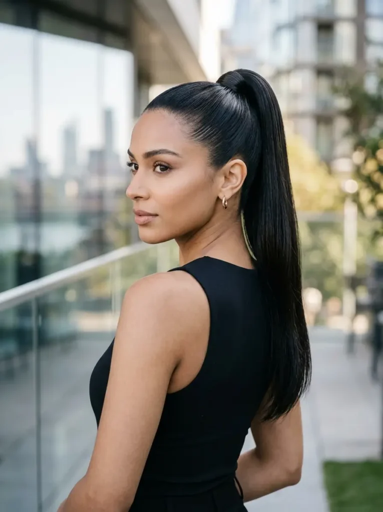 Sleek High Ponytail