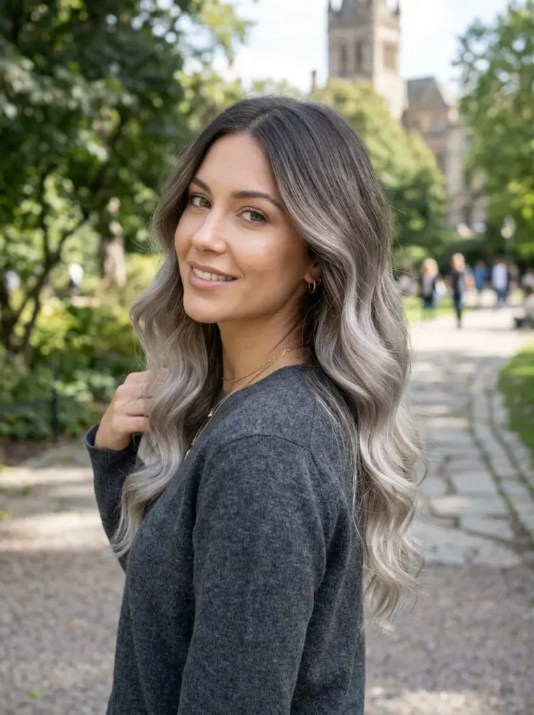 Smoky Ash Blonde Ombre