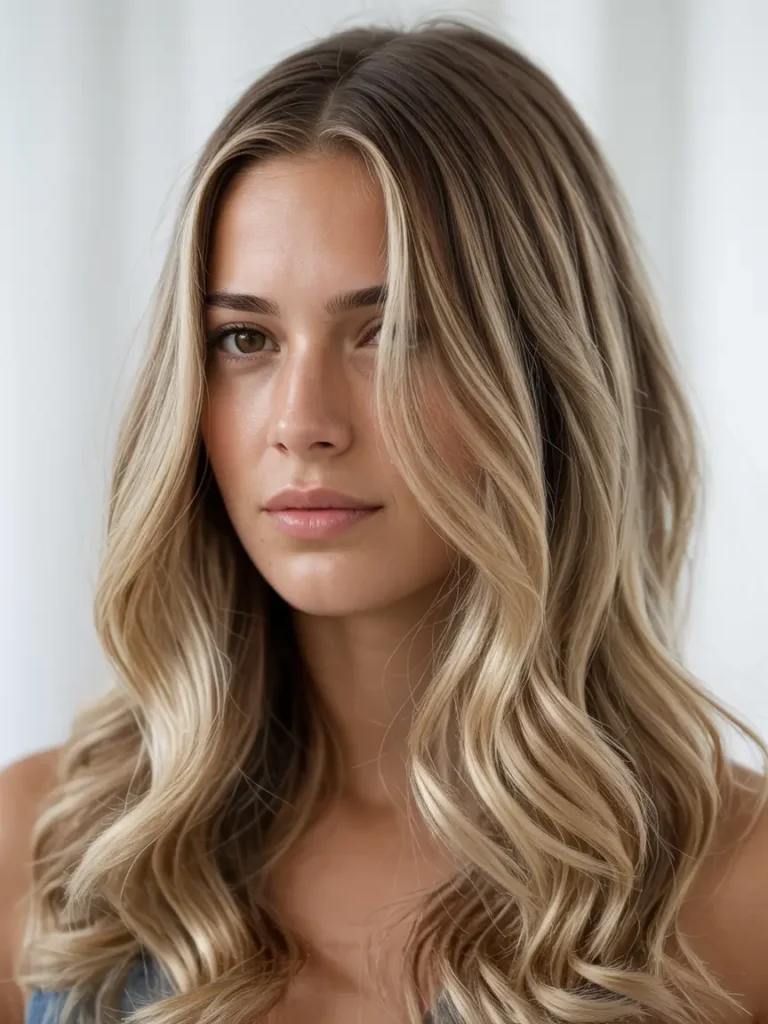 Soft Ash Blonde Balayage