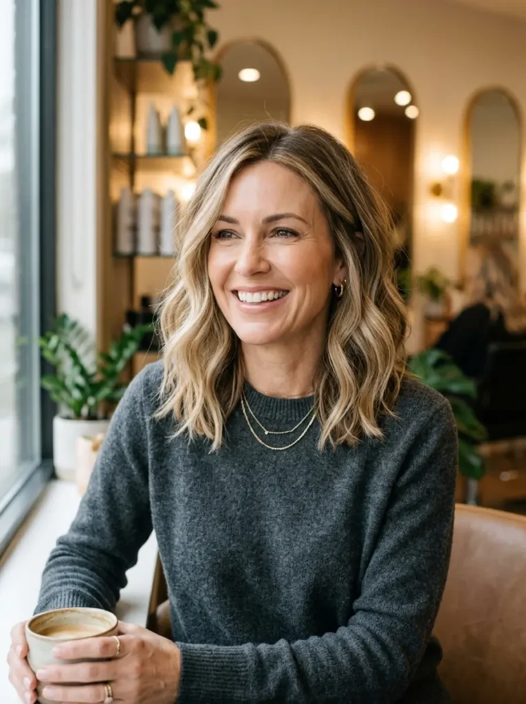 Soft Balayage Long Bob