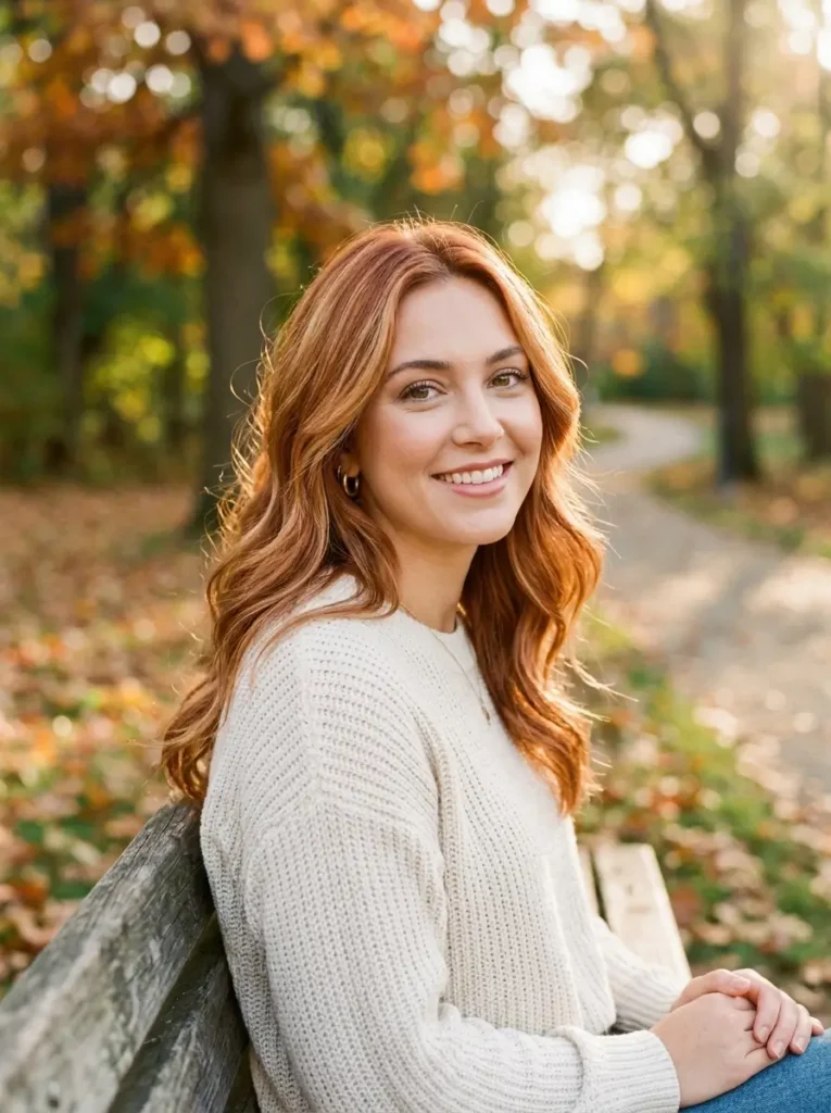 Soft Copper Hair Color