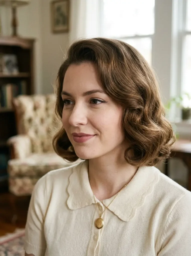 Soft Retro Wavy Bob