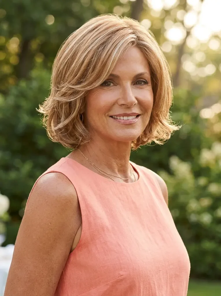 Summer Blonde Hairstyles for Older Women