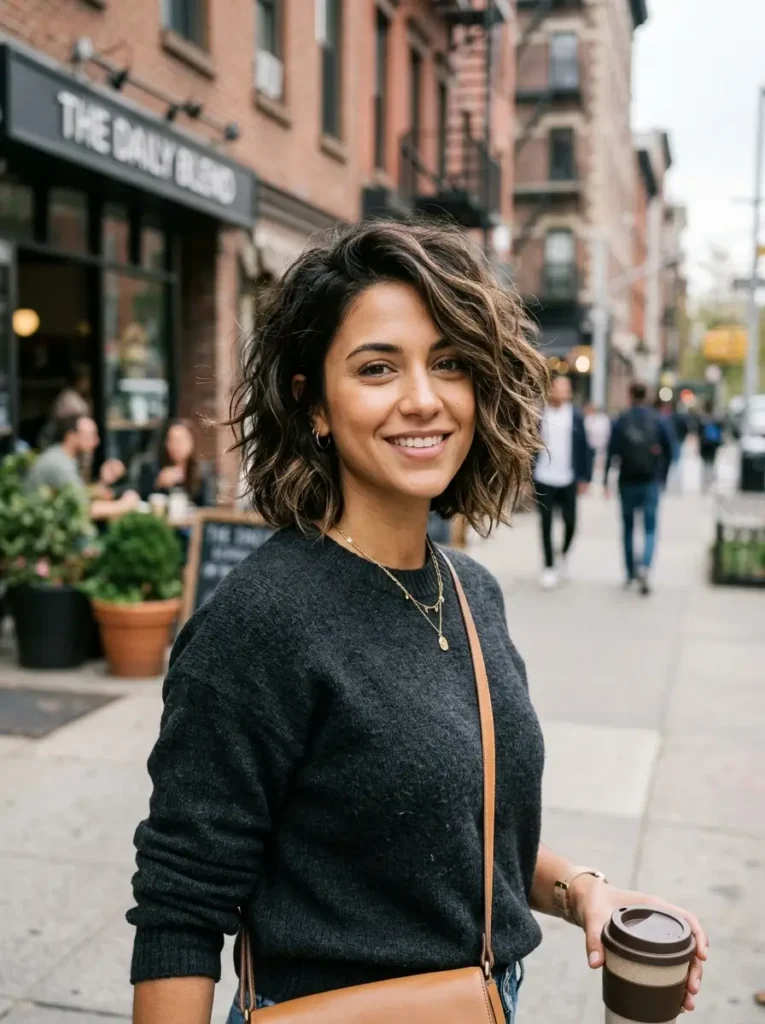 Textured Bob for a Modern Twist