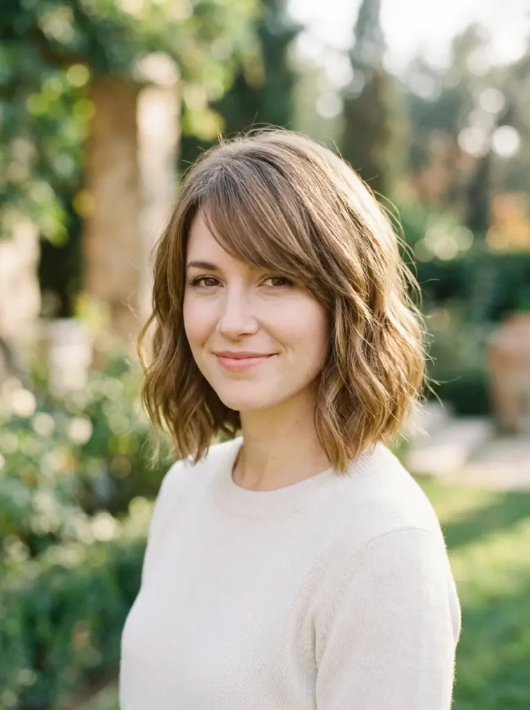 Textured Bob with Beach Waves